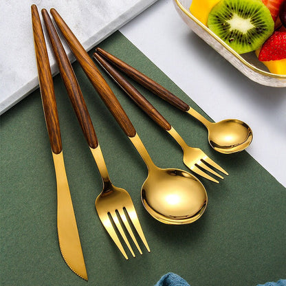 Avelena | Holzgriff Besteckset