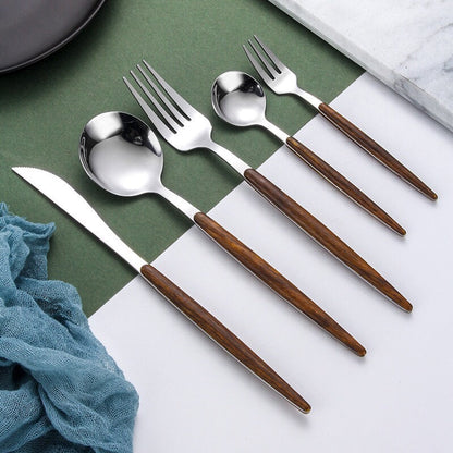 Avelena | Holzgriff Besteckset