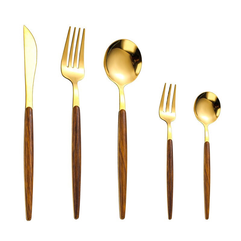 Avelena | Holzgriff Besteckset