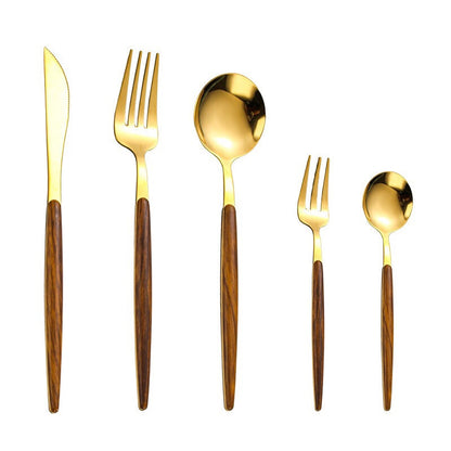 Avelena | Holzgriff Besteckset