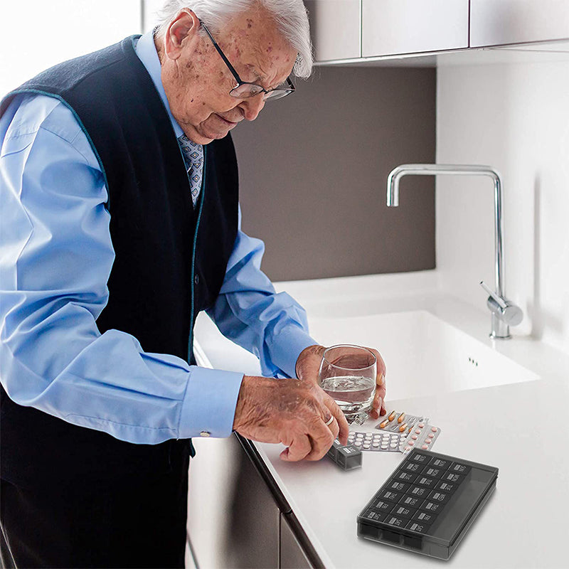 Avelena | Tabletten-Organizer (28 Fächer)
