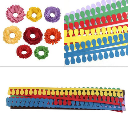 Avelena | Diy Origami Farbfrohe Pappstreifen - 18 Pcs