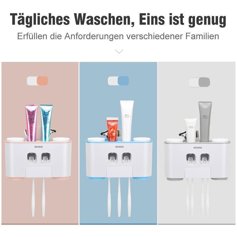 Avelena | Automatischer Zahnbürstenhalter und Zahnpastaspender Set