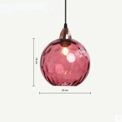 Avelena | Pendelleuchte Elegante Gläserne Bolverlichting