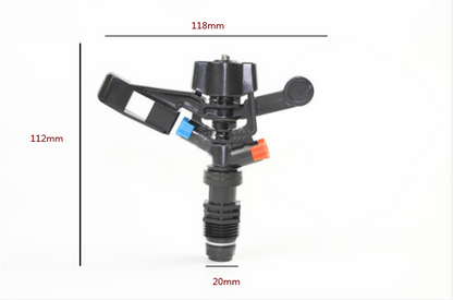 Avelena | Verstellbarer Gartenregner mit Sprühwinkelanpassung – Ideal für Bewässerungssysteme