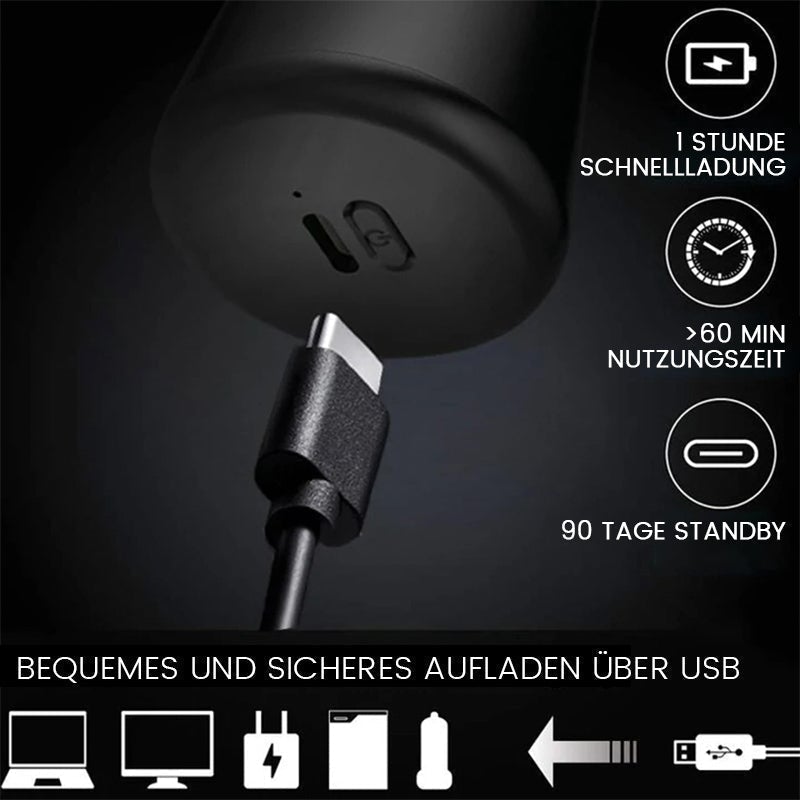 Avelena | Waschbarer Elektrorasierer im Taschenformat
