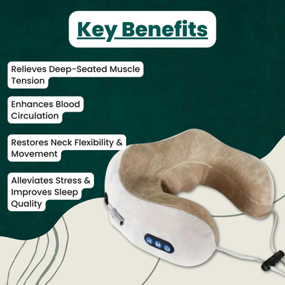Avelena | Tragbares Nackenmassagekissen | Ergonomisches Design