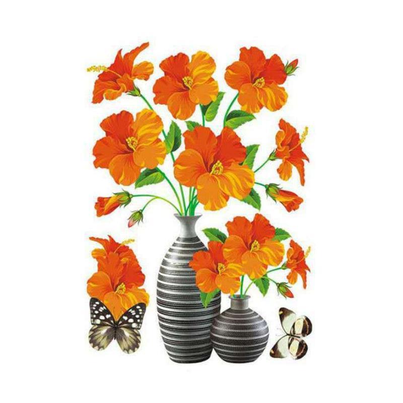 Avelena | 3D Selbsthaftende Pflanzvase Aufkleber