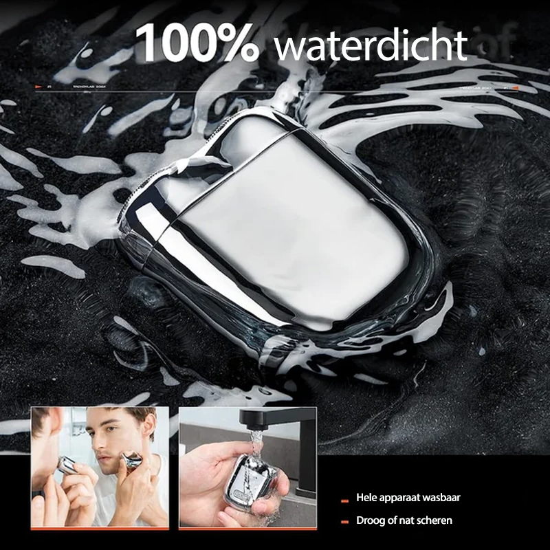 Avelena | Wasserdichter Kompakter Elektrischer Rasierer für Zuhause, Auto, Reisen