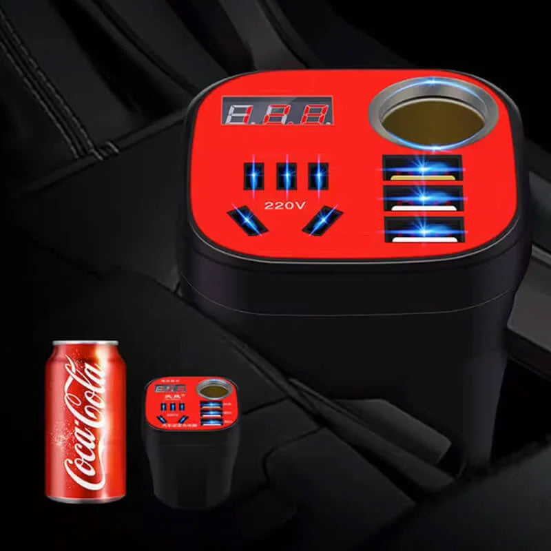 Avelena | Auto-montierter Becher Typ Wechselrichter Wandler QC Ladegerät