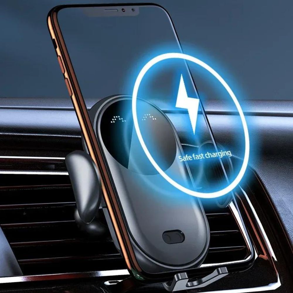Avelena | Kabelloses Ladegerät und Handyhalter für Alle Fahrten Im Auto