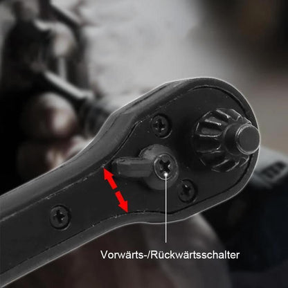 Avelena | 2 in 1 Bohrfutter-Ratschenschlüssel