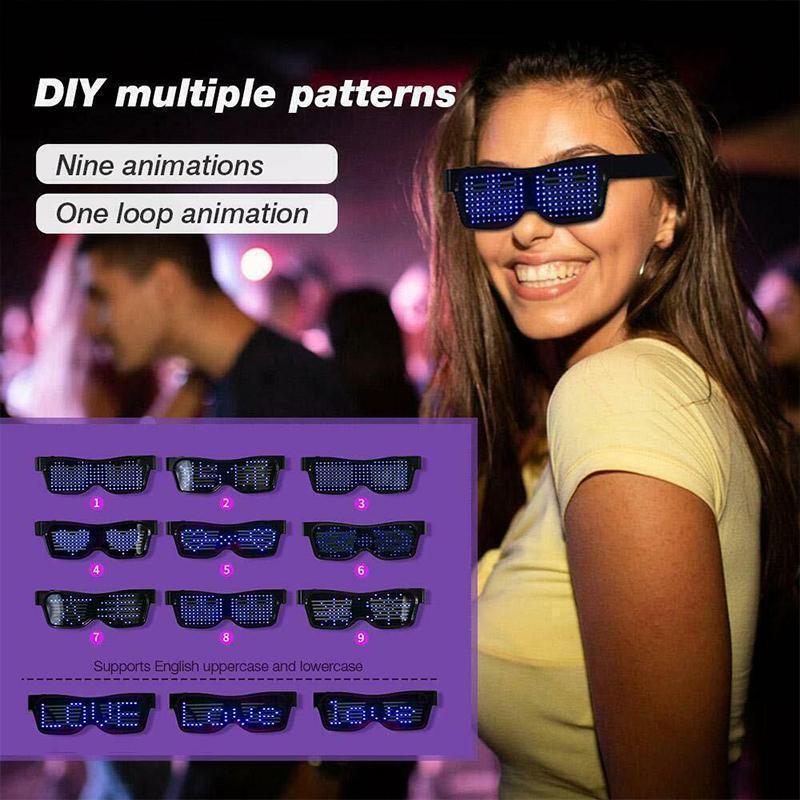 Avelena | LED Leuchtende Brille Party