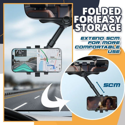 Avelena | 360-Grad-Rotation Auto Spiegel Telefon Halter