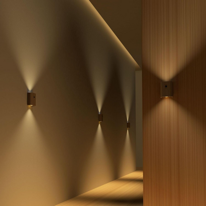 Avelena | Wiederaufladbare LED-Wandleuchte mit Bewegungssensor – Warmweiß