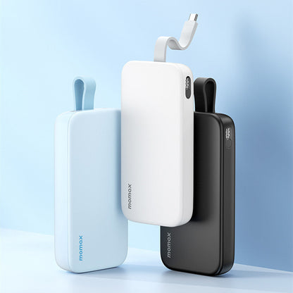 Avelena | Eingebaute Kabel Dual-Port Schnelllade-Powerbank