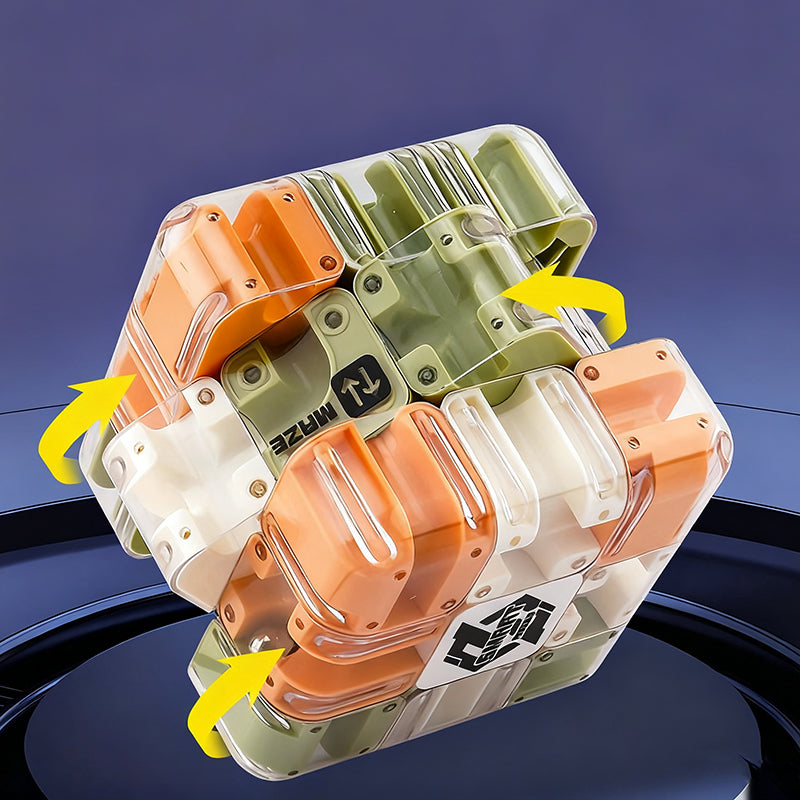 Avelena | Großes 3D Puzzle Labyrinthwürfel - Anspruchsvolles Bildungsspielzeug