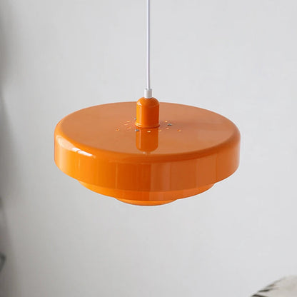 Avelena | Vintage Italienische Pendelleuchte – Elegante Orange & Grüne Hängeleuchte für Moderne Häuser