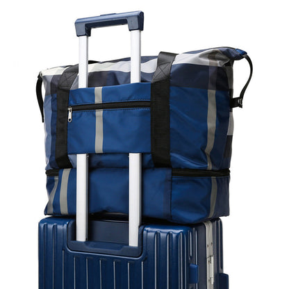 Avelena | Große Kapazität Karomuster Reisetasche