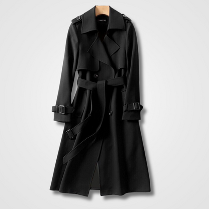 Avelena | Elegante Jacke Langer Trenchcoat