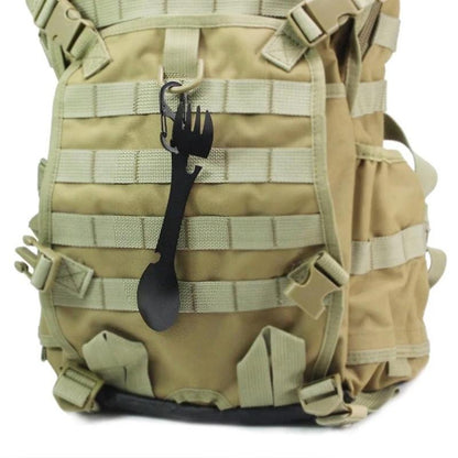 Avelena | Draussen Camping Helfer - 5 in 1 taktischer Gabel