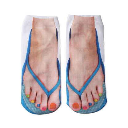 Avelena | Super bequeme Maniküre-Drucksocken