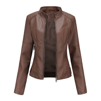 Avelena | Jacke aus Leder mit Einzigartigem Design