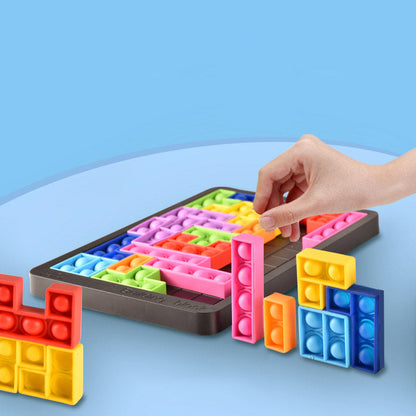 Avelena | Dekompressions Tetris Spielzeug aus Silikon
