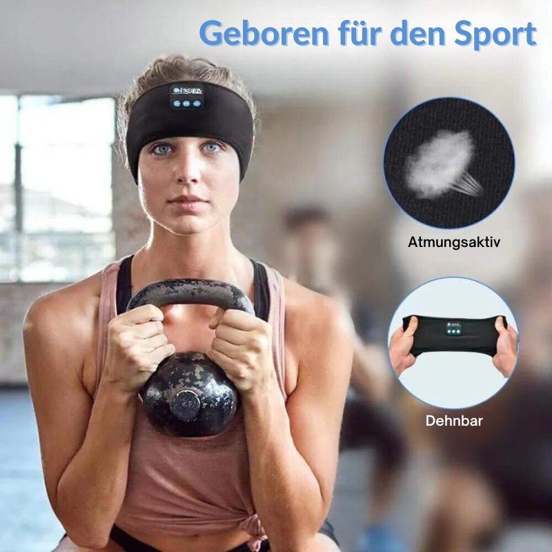 Avelena | Melomesh Kabellose Bluetooth Kopfhörer mit Stirnband Zum Schlafen