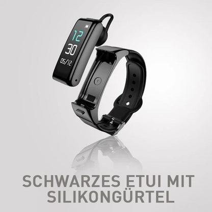 Avelena | 2-in-1-Smart-Armband mit Bluetooth-Kopfhörern