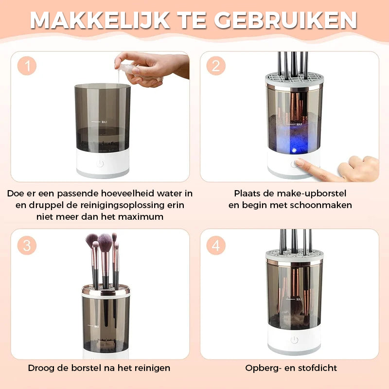 Avelena | Elektrischer Make-Up-Pinselreiniger