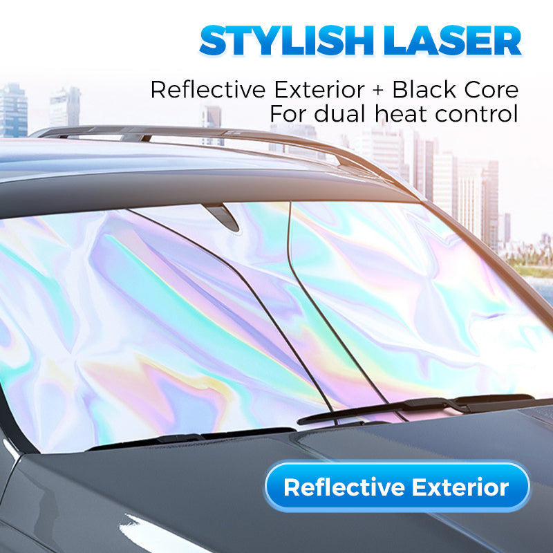 Avelena | 🌞 Laser-Sonnenschutz für die Windschutzscheibe des Autos 🌈