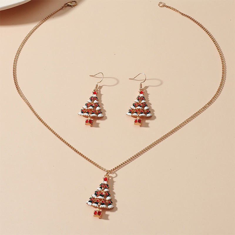 Avelena | Epoxy Ohrringe Halskette Set