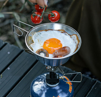 Avelena | Edelstahl Outdoor Falt-Schneeschüssel (Set von 4)