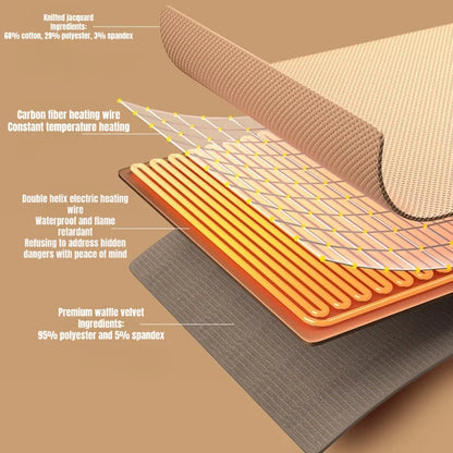 Avelena | Weicher Korallen-Velours Tragbarer Heißer Schal