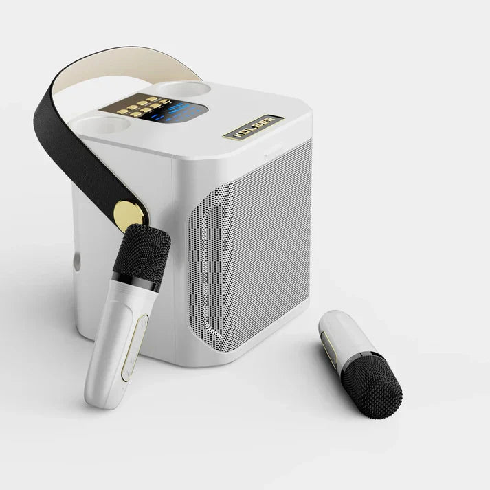 Avelena | SoundJoy Karaoke-Lautsprecher – Tragbare Bluetooth-Boombox mit 360-Grad-Surround