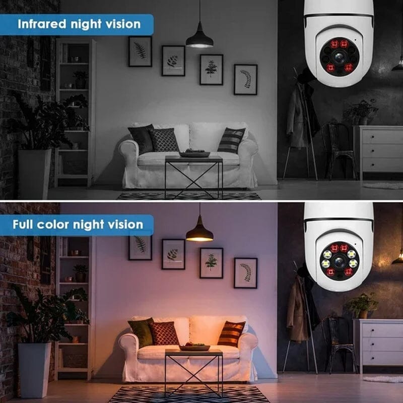 Avelena | Drahtlose Wifi Lampen Kamera Sicherheitskamera