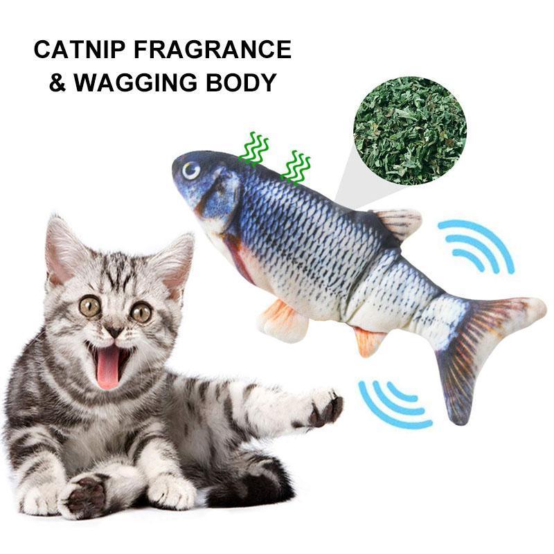 Avelena | Simulation Usb Laden Katze Fisch Spielzeug