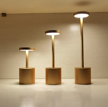 Avelena | LumaLite Wiederaufladbare LED-Tischlampe | Kabellos | Dimmbar | Modernes Design für Restaurants und Zuhause