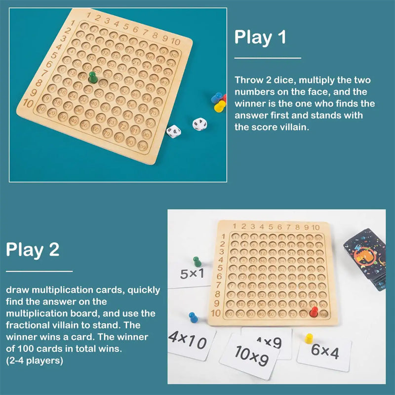 Avelena | Holz Montessori Multiplikationsspiel