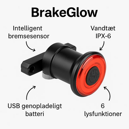Avelena | BrakeGlow | Ultra-intelligente Rückleuchte für Fahrrad