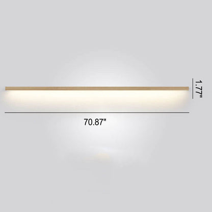 Avelena | ZenBeam Japanische LED Wandleuchte | Massivholz Design | Moderne Akzentbeleuchtung