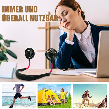 Avelena | Tragbarer zwei- Köpfe Ventilator