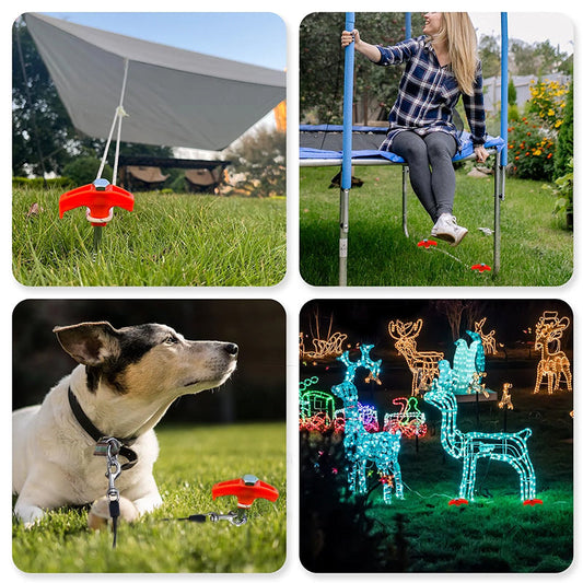 Avelena | Drehbare Zeltheringe mit Gewinde