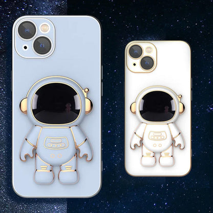 Avelena | 6D Beschichtung Astronaut Versteckte Standhülle für iPhone