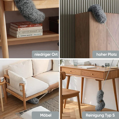 Avelena | Einziehbarer Staubbürsten-Staubwedel