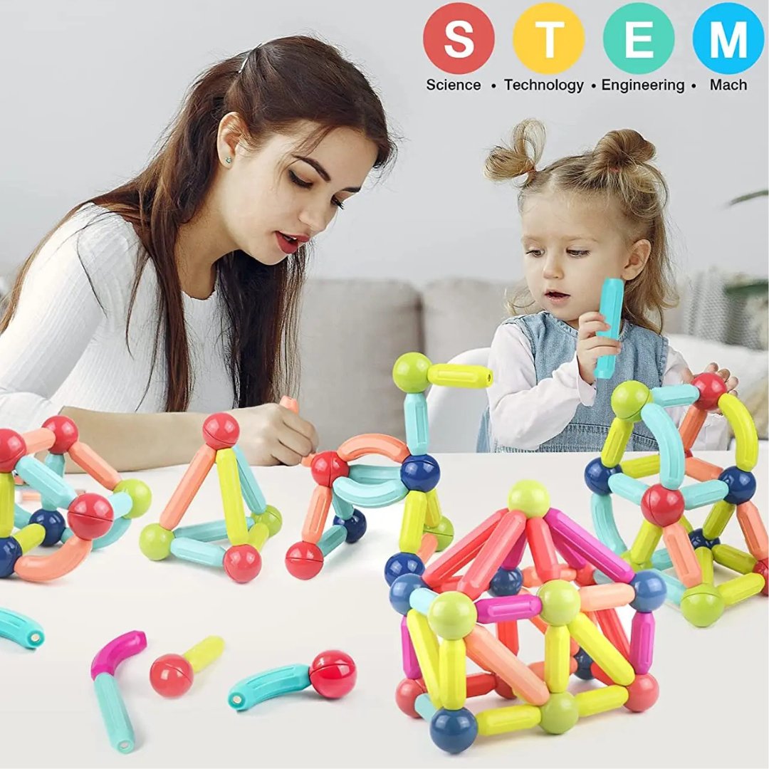 Avelena | Blocks Kreatives Magnetisches Bau Set für Kinder