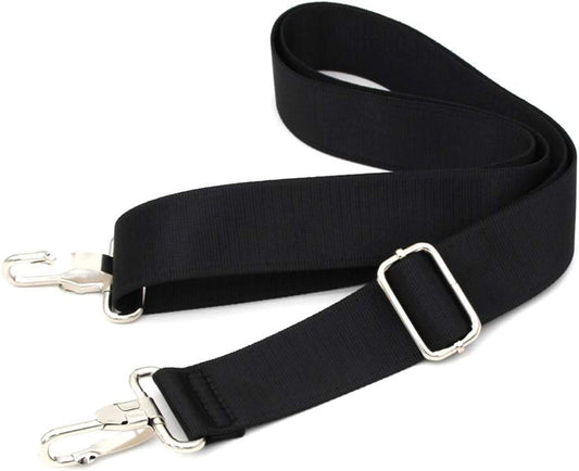 Avelena | 47 Zoll Tasche Ersatz Schultergurt | Gepolstert & Verstellbar - Perfekt für Reisetaschen, Laptop-Taschen, Aktentaschen, Kamerataschen, Umhängetaschen, Wickeltaschen & Mehr (Schwarz)
