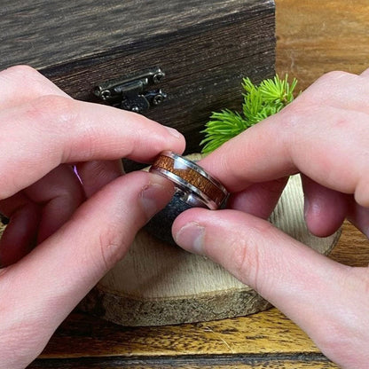 Avelena | Edelstahl Lebensbaum Ring für Damen Elina