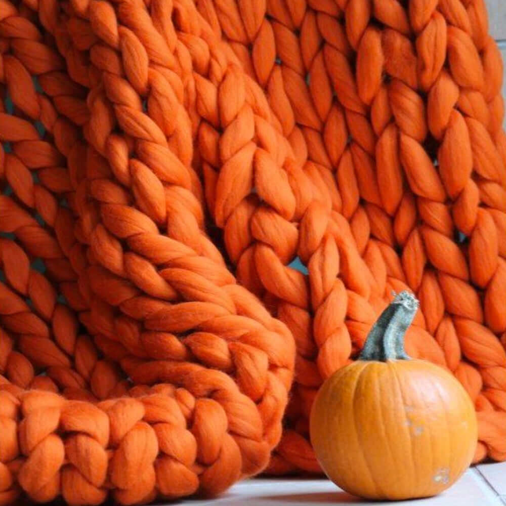 Avelena | Chunky XL Garn 1000g - DIY Decke stricken